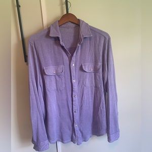 Bleusalt Button Down Shirt - Wisteria Color
